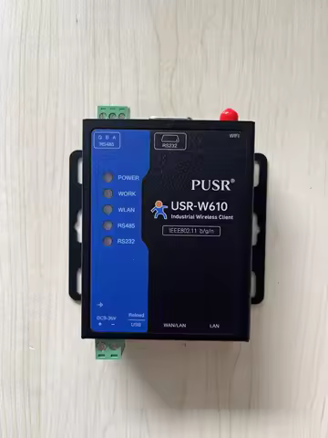 USR-W610(Qualcomm version) Industrial Wireless Client Modbus RTU to Modbus TCP RS232 RS485 Serial/Et
