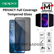 Oppo Reno 6/Reno 6F/Reno 5/Reno 5F/A73/A53/A1k/A74/F11 Pro/F9/A12/A92/A5s/A93 Privacy Full Coverage Tempered Glass