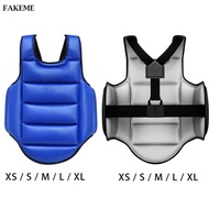 [SharprepublicefMY] Karate Chest Protector Adjustable Strap Armour Vest Breathable Sports Protection