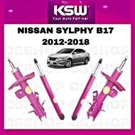 NISSAN SYLPHY B17 ( 2012-2018 ) ABSORBER FRONT/REAR ORIGINAL KSW HEAVY DUTY SUSPENSION