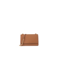 Tory Burch Emerson Flap Adjustable Shoulder Bag In Moose 160649