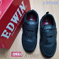 (SIZE 27 - 41) EW3003 EDWIN School Shoes / Black Shoes | Kasut Sekolah / Kasut Hitam