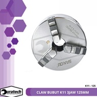 K11 3jaw 125mm lathe Claw 3-legged lathe Chuck/ San Ou K11-125 lathe head/