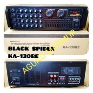 POWER AMPLIFIER BLACK SPIDER KA 130 BE KA130BE 130BE MIXER EQUALIZER