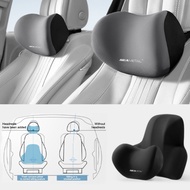 [Local Stock]SEAMETAL 3D Memory Foam Car Pillow Seat Headrest Neck Waist Pillow Car Travel Neck Lumb