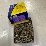 TPC สกรูปลายสว่าน สกรูปลายสว่านรุ้ง สกรูเจาะเหล็ก หัวเตเปอร์ หัวF(แบน)สีรุ้ง ขนาด 8-18x3/4 8-18x18-1