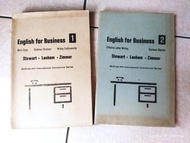Buku Pelajaran Jadul/Lawas ENGLISH FOR BUSINESS jilid 1 & 2