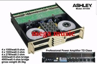 power amplifier ashley td class x41000 4channel (original)