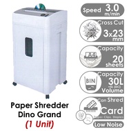 PAPER SHREDDER - DINO GRAND (Cross Cut) Heavy Duty