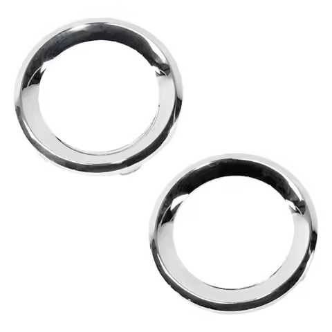 Unique 1Pair Front Fog Light Cover Fog Light Trim Ring Replacement Parts Accessories For Jeep Renega