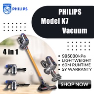 Philips Model K7  995000PA Cordless Vacuum Cleaner Wireless Comes With 4 Heads High Power Cordless Vacuum Dry &amp; Wet Vacuum Blower Dust mite无线吸尘机