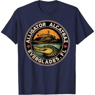 Funny Meme Florida Everglades Men Alligator Alcatraz T-Shirt