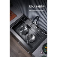 Shuini（SHUAINI）Q6-2 Integrated Sink Dishwasher Integrated Household Embedded Fruit and Vegetable Cleaning Sterilization Drying Cupboard Disinfection Function Dish-Washing Machine