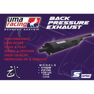 UMA RACING EXHAUST PIPE - Y15Z0R / Y16 /Lc4s /Lc5s/RS BACK PRESSURE EXHAUST/ TRU PRESSURE