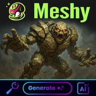 MESHY AI 3D MODEL GENERATOR TEXT TO 3D IMAGE TO 3D AI TEXTURING ANIMATION RIGGING FOR BLENDER UNITY 