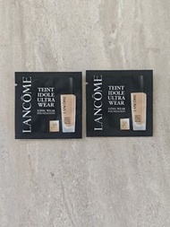 🩷 Lancome 粉底液 Sample Set - 持妝輕透粉底液 Teint Idole Ultra Wear Foundation (色號 P-01 粉嫩白) 1 ml x 2包