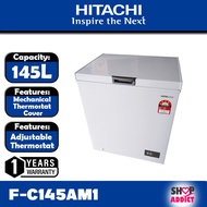 HITACHI Chest Freezer 145L F-C145AM1/Peti Sejuk Beku