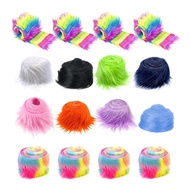 [mcfsnzwtxz1bw] 4Pcs Shaggy Faux  Strips, Multifunctional, Comfortable, Durability Craft  Decorative