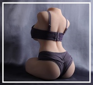 KISPEACH 6KG Realistic Real Size Sex Doll Plump Breasts Ass Non-Inflatable Artificial Vaginal TPE Do