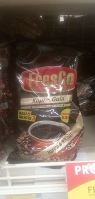 fresco kppi+gula kopi hitam isi 8 sachet