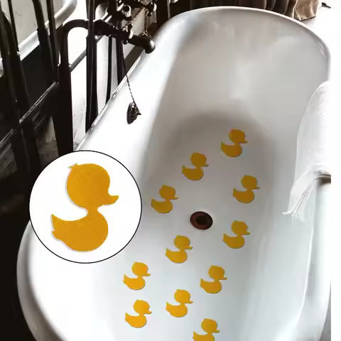 Bathtub bathroom duck anti slip sticker Duck design anti slip shower pedal sticker Cartoon style sho