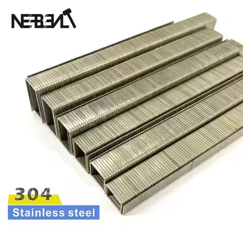304 Stainless Steel 1008J/1010J/1013J/1016J/1019J/1022J U-shaped Nails Staples Pneumatic Electric Gu