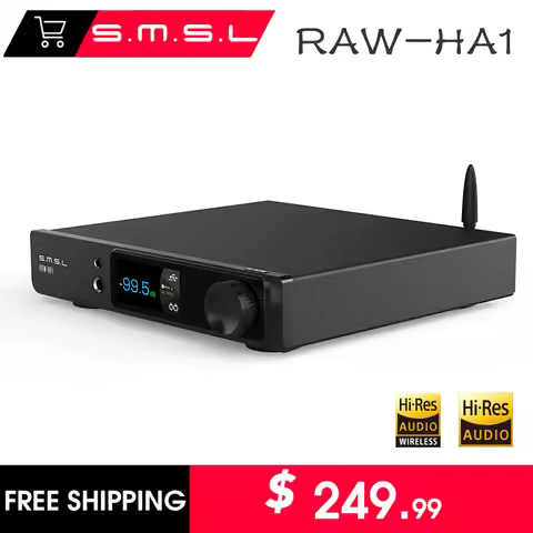 SMSL RAW-HA1 High DAC AMP Digital Power Amplifier Chip Support MQA MQA-CD Bluetooth 5.1 LDAC XMOS XU