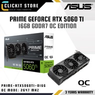 ASUS PRIME GeForce RTX™ 5060 Ti 16GB GDDR7 OC Edition Kad GPU Graphics Card | PRIME-RTX5060TI-O16G