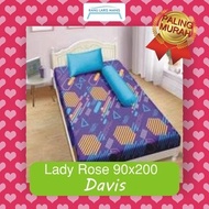Sprei Lady Rose Motif Davis 90x200 90 x 200 Nomor 4 No Empat Sperei