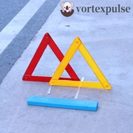 VORTEXPULSE Emergency Warning Triangle, Metal Bracket Foldable Reflective Triangle, Hazard Tool Fold