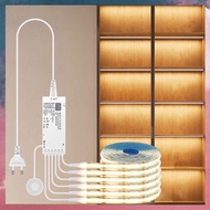 (RNDO) Touch Sensor Under Cabinet Light Dimmable COB LED Strip Suitable for Bedroom Wardrobe Indoor 