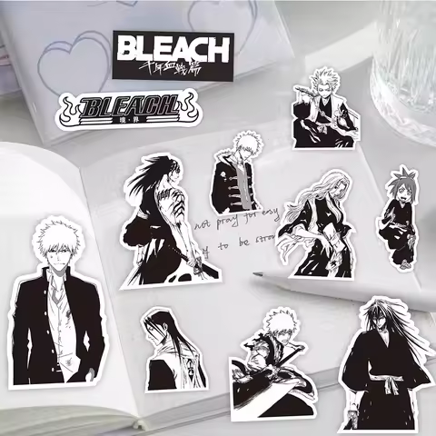 10/30/75pcs Anime BLEACH Graffiti Stickers Classic Cool Japanese Manga Decals Laptop Phone Notebook 