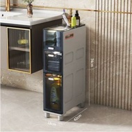 ONE - 儲物組合 床頭櫃 廚房櫃 玩具櫃 浴室櫃 多層收納架【18cm+3層】藍灰色+紙巾口盒