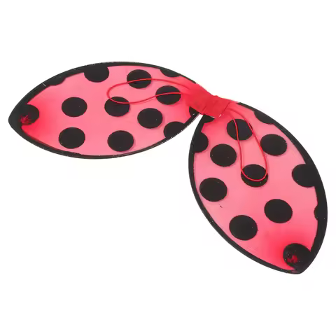 Cosplay Wing Props Vibrant Red Ladybug Costume Mesh Material Stage Party cosplay wing performance pr