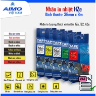 HZe Label 36mm*8M for Brother PT-E500, PT-E550W, PT-E800T,PT-P750W label printers....