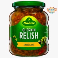 Kuhne Gherkin Relish - Sweet Pickle with Gherkin Cubes & Pepper