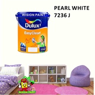 7236 J (CHI) P.WHITE  ( 5L ) ICI DULUX EASY CLEAN / EASYCLEAN INTERIOR PAINT