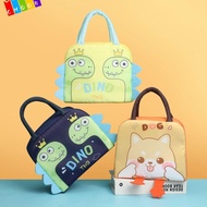 CHAAKIG Cartoon Stereoscopic Lunch Bag, Thermal Bag Thermal Insulated Lunch Box Bags,   Cloth Portable Lunch Box Accessories Tote Food Small Cooler Bag