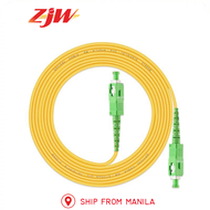 ZJW SC/APC-SC/APC 3m Simplex single-mode Fiber Optic Cable Fiber Patch Cord For Globe & Converge DSL