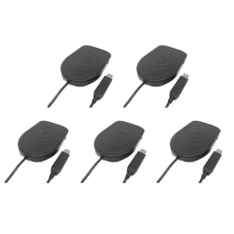5X Pcsensor FS2019U Foot Switch, Wear-Resistant And Durable USB Foot Controller Suitable For Game Co