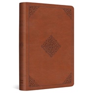 ESV Compact Bible, Trutone, English Saddle, Ornament Design
