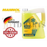 100% MANNOL COOLANT G13+ 5LITRE 4212 ( YELLOW COLOUR )