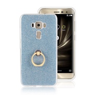 For [Asus Zenfone 5 ZE620KL] Glitter Stickers Finger Ring Stand Soft Case