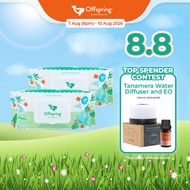 Offspring Biodegradable Plant-Based Baby Wipes 80 ct (2 Packs) [160Pcs]