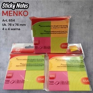 Sticky BENEFIT 4-Color MiniNotes 38 mm x 38 mm Memo Stick