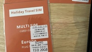 【歐洲覆蓋最大 即插即用】5G/4G歐洲多國＋瑞士 +英國＋土耳其 15日20GB 上網卡 （orange,Vodafone,t-mobile集合了多間網絡商網絡）