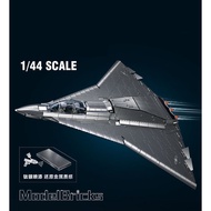 1182PCS MOC J-36 Stealth Bomber Air Fighter Sixth Generation Jet Figure Model Toy Building Block Bri