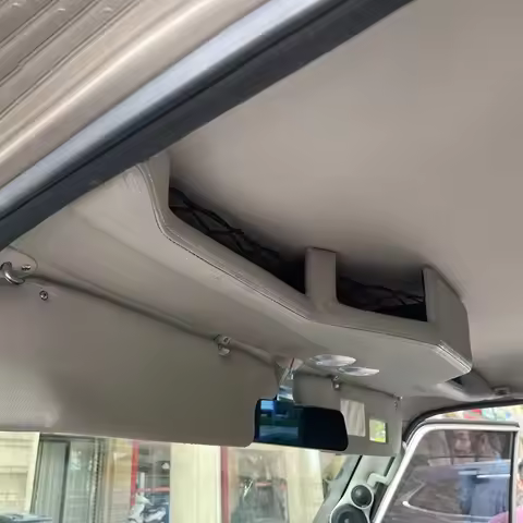 Full Storage Leather Roof Console With Lights for Toyota Land Cruiser 76 79 LC76 LC79 Single Cab Dua