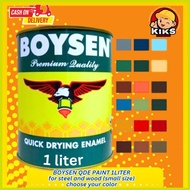 ۞ ┐ ▼ ∇ Boysen Qde 1liter Quick Dry Enamel Paints Choose Your Color Inside alkyd type paint