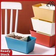 Snack Plate Tableware Fruit Bowl Plate With Candy Bar Tray With Food Drained Melon Seed Box HOT